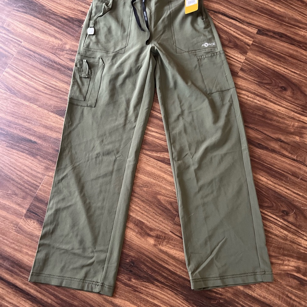Carhartt Olive Green Fore Cross-Flex Modern Fit Boot Cut Pant - Scrubs